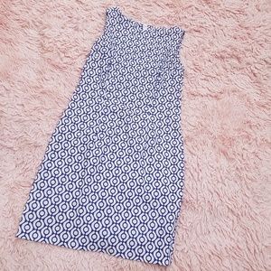 ALYX LIMITED DRESS WHITE PRINT GEOMETRIC SZ 6